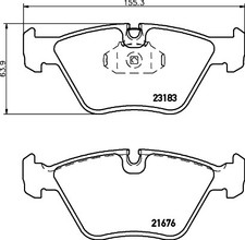 FRONT BRAKE PAD SET DISC BRAKE