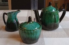 Canadian Mountain Blue tea set, 3 pieces