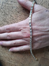 SKY BLUE TOPAZ 925 SILVER TENNIS BRACELET