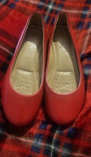 C'M Paris Red Shiny Ballerinas