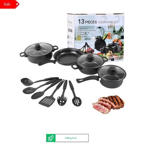 Piece cast iron - 13-piece,