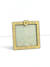 Live Love Laugh Enamel Picture