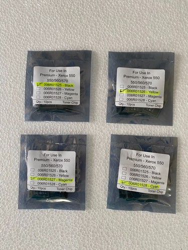 Sets cmyk toner chip - cmyk,