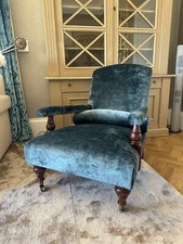 Brand new George Smith Edwardian lounge chair regency velvet  rrp £5,870 inc VAT