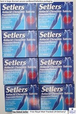Setlers Antacid Chewable Tablets Peppermint Indigestion Relief 8x 24 (192 Total)