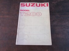 Suzuki T200 1967 OEM Service Manual Workshop Manual Manuel