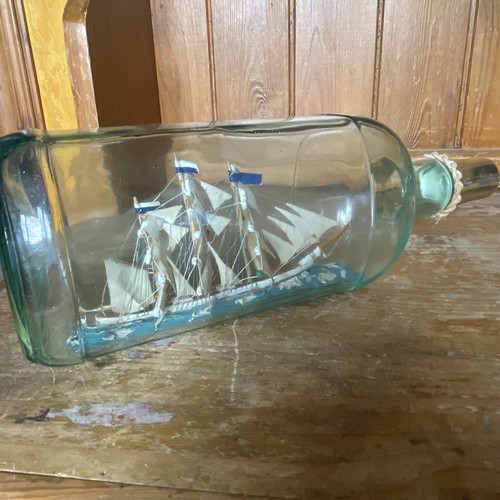 Vintage ship bottle - vintage, in