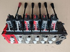 Hiab Crane Danfoss PVG32 6 spools Valve Assembly /  350Bar Hydraulic Valve Block