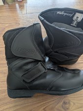 Ladies Prexport Motorcycle Boots Black UK 5