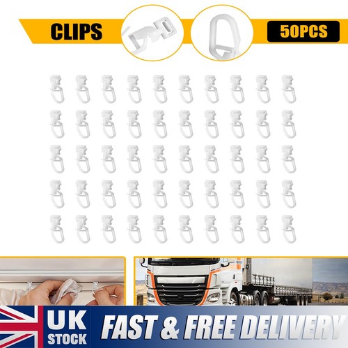 50x heavy duty curtain hooks - 50x,