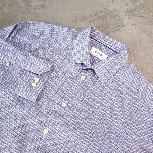 Eton cotton shirt - cotton, mens