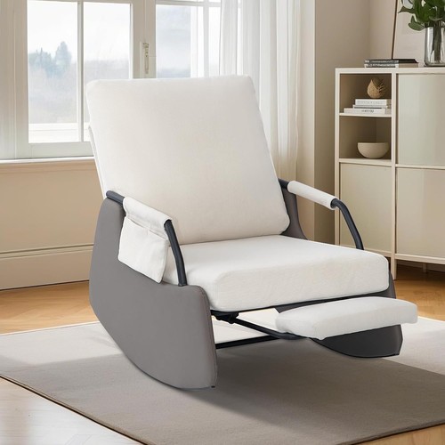 Upholstered nursery rocking - upholstered,