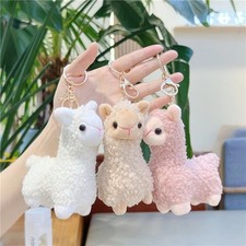 Cute Alpaca Plush Keychain