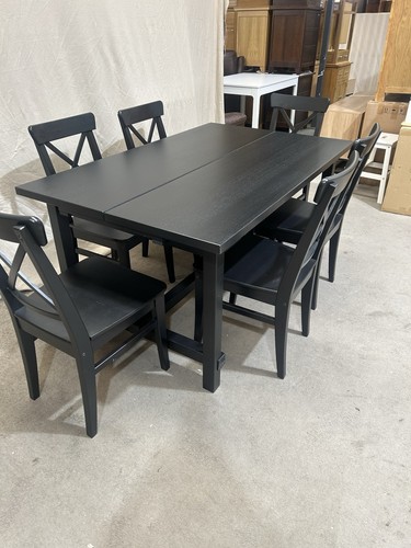 Ikea nordvik black - black, dining