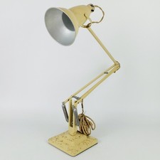 Original Herbert Terry Anglepoise Desk/Table Lamp, Model 1227, Two Step in Cream