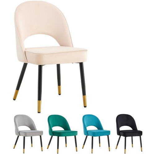 Velvet dining chairs - velvet,