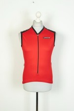 ASSOS Cycling Sleeveless Jersey Mens Medium Super Light Vest Gillet Red