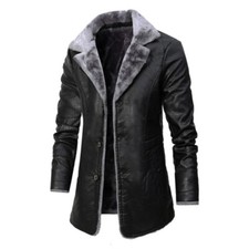 Men's B3 Fur Leather Coat RAF
