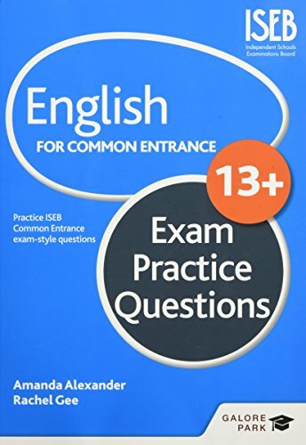 English for common entrance - for,