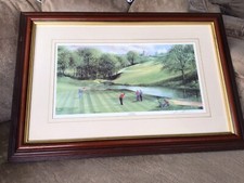 High Tee By Terry Harrison Signed Print 25 x 17"