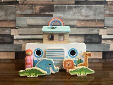 Noah’s Ark Wooden Toy Children’s Wooden Toy Animals Wooden Boat Great Toy
