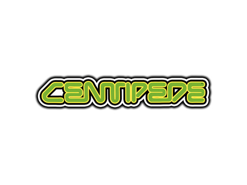 Centipede arcade logo retro - logo,