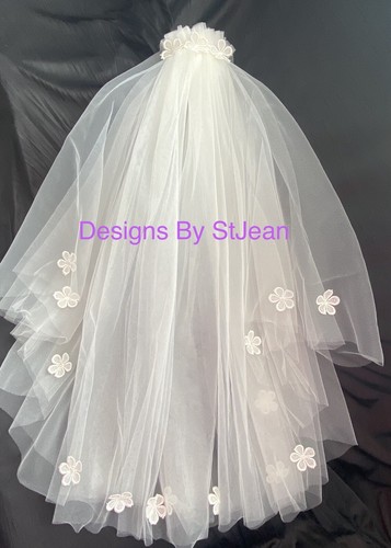 Double layer ivory embroidered - layer,
