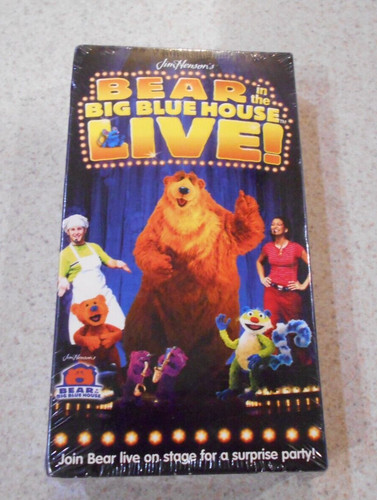 Bear the big blue - bear, house