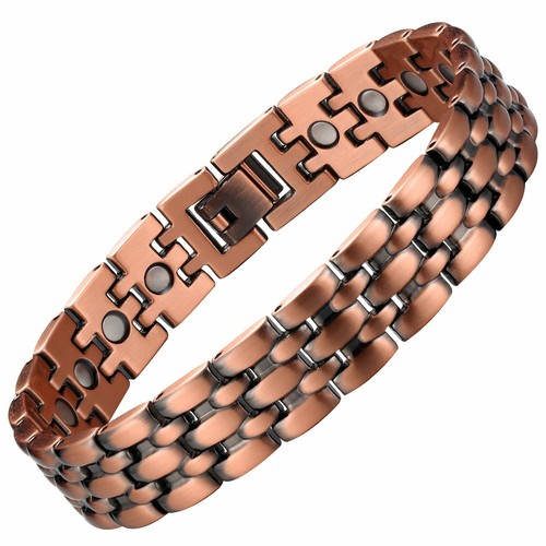 Mens copper magnetic - magnetic, bracelet