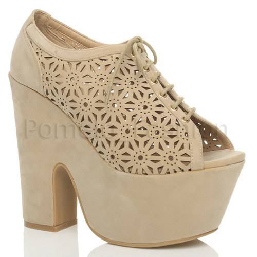 Womens high block - block, cut