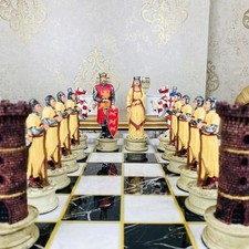 Chess Set Handmade Crusaders