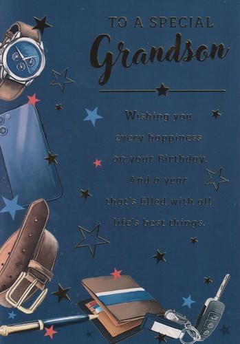 Special grandson birthday - special,