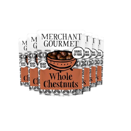 Roasted whole chestnuts - chestnuts, pack