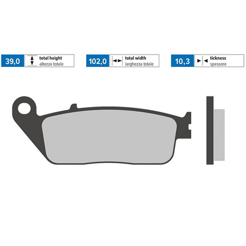 Polini original brake - polini, pads