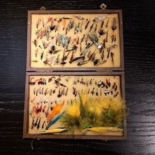 Over 170 Vintage Trout/Salmon Flies for River & Stream Fly Fishing. Mixed Sizes.
