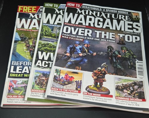 Miniature wargames magazines - miniature,
