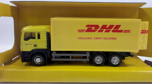 Lorry truck man delivery - lorry/truck, dhl