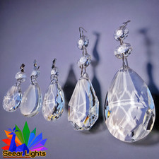Oval Cut Glass Crystals
