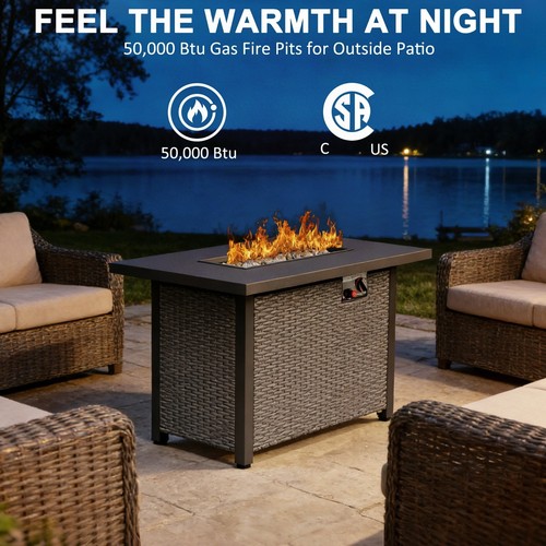 Gas fire pit table 50 - gas,