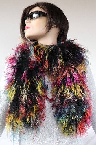 Fur scarf tibetan - scarf,