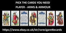PLAYER - ARMS & ARMOUR - PICK THE CARDS YOU NEED