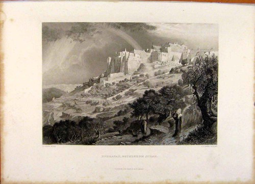 Original old antique print the - original,