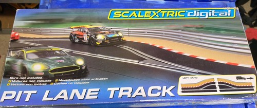 Scalextric left hand pit - left,