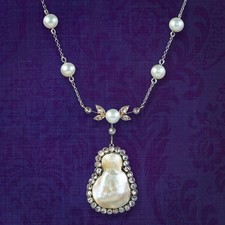 Antique Art Deco Baroque Pearl
