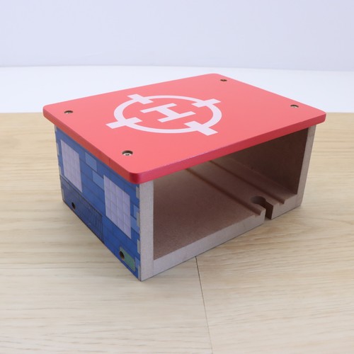 Wooden train track engine - wooden,