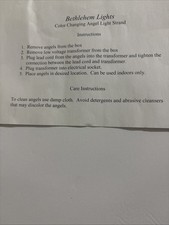 Bethlehem Lights String Angels