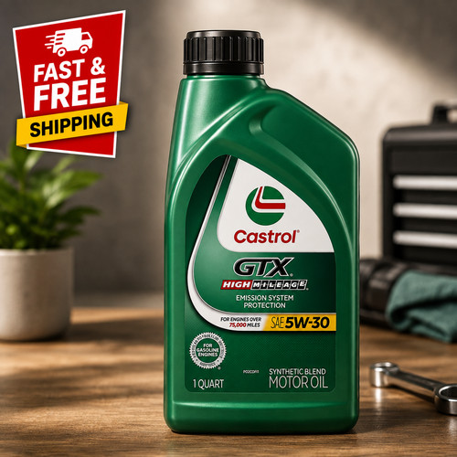Castrol gtx high mileage 30 - castrol,