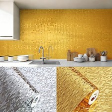 Gold Silver Foil Mosaic