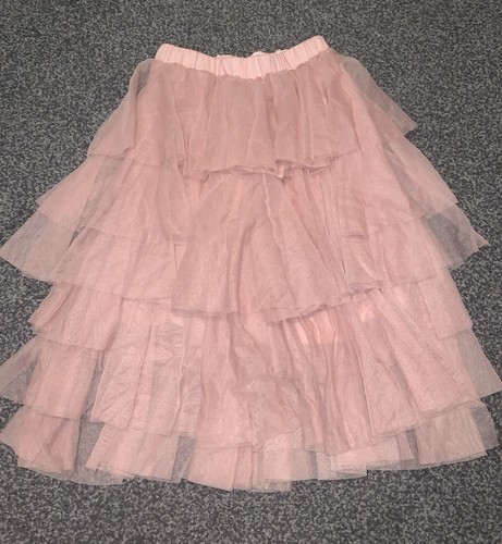 Next girls pink tiered - next, tulle