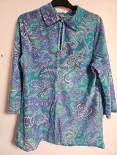 Vintage 60s Pippa Dee Retro Nightie Nightwear Nightdress Short Top Size 10 12